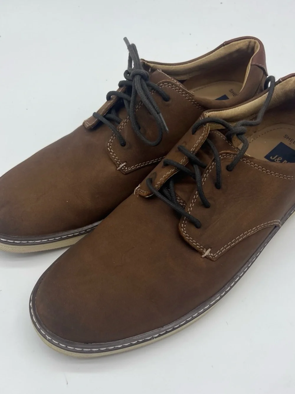 Brown Lace-Up Men's Casual Shoes